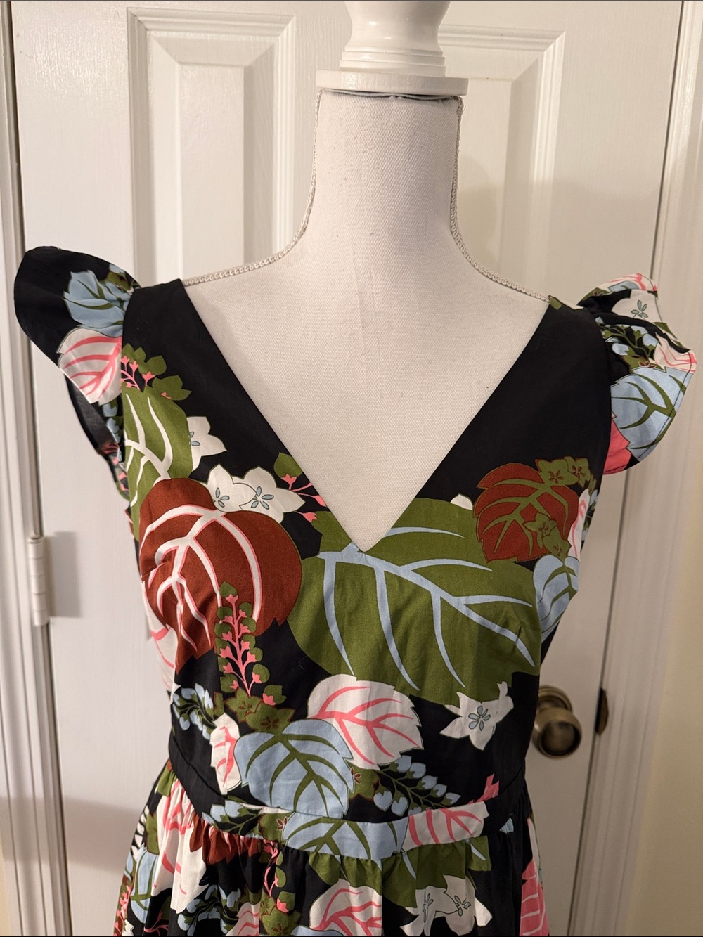 Boden Frill Sleeve Maxi Dress NWT! - Picture 5 of 9
